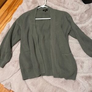 100% Organic Cotton Oversized Cardigan Quince